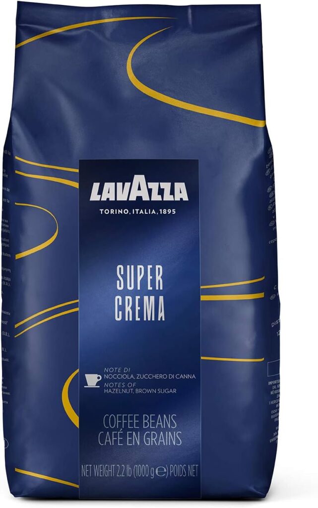 Breville Knock Box (BCB100 Silver) and Lavazza Super Crema Whole Bean Coffee Blend (2.2 lbs)