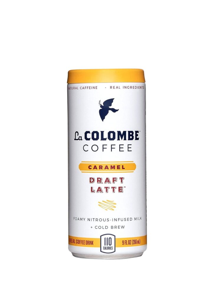 La Colombe Draft Latte Cold-Pressed Espresso and Frothed Milk + Real Caramel, Made With Real Ingredients, Grab And Go Coffee, 9 Fl Oz, Pack of 12